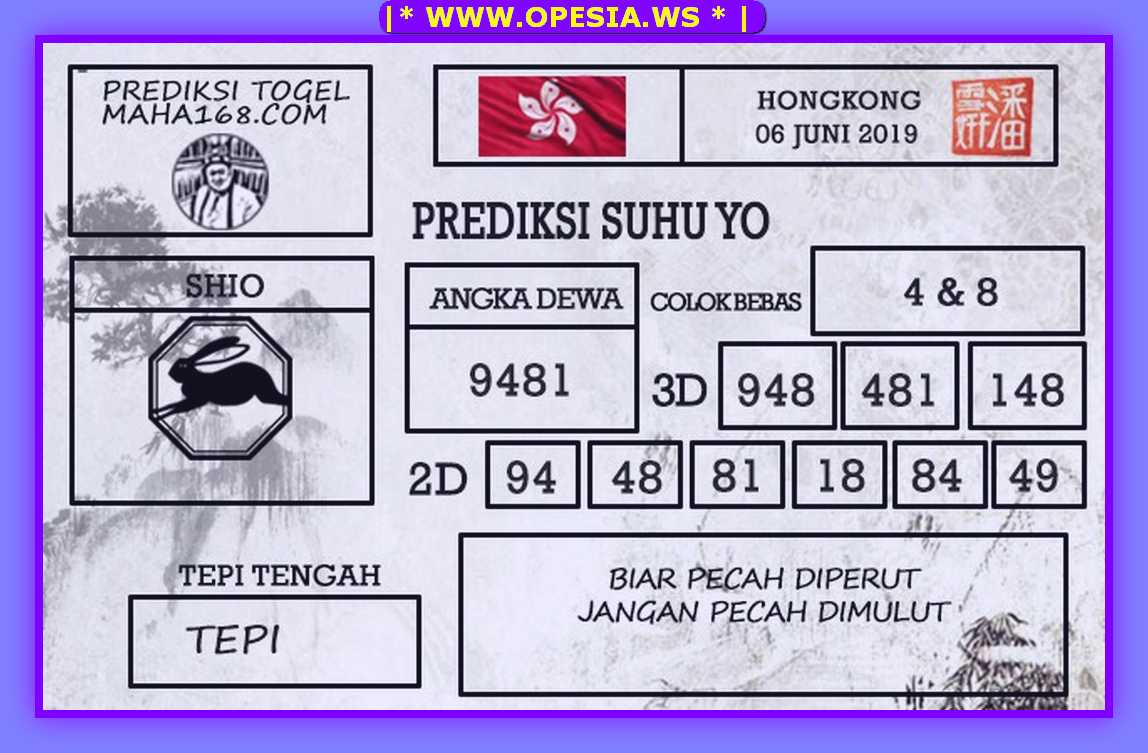 Kode Syair Hk Kamis 6 Juni 2019 - Gosyair Sedia Kode Syair Sgp Ada Kode Syair  Hk