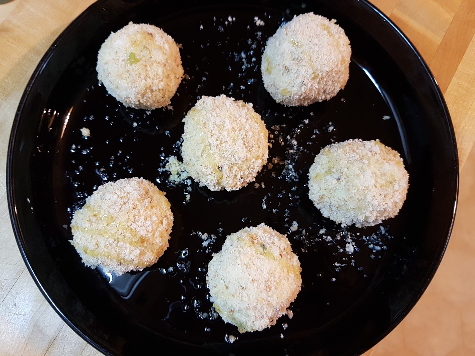 Almost Wasted Baked Risotto Balls