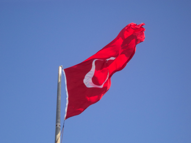 Vizöristanbul Çamlıca’da Türk Bayrağı