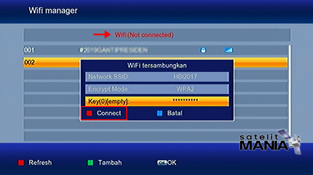 Cara Menghubungkan Wifi ke Receiver Tanaka HD