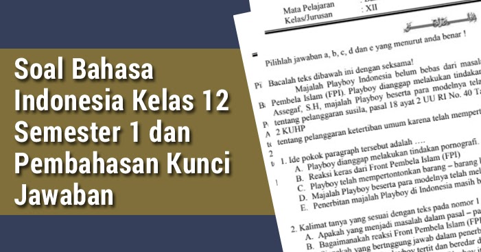 Kunci Jawaban Produktif Berbahasa Indonesia Kelas 12 Kunci Jawaban Produktif Berbahasa Indonesia Kelas 12