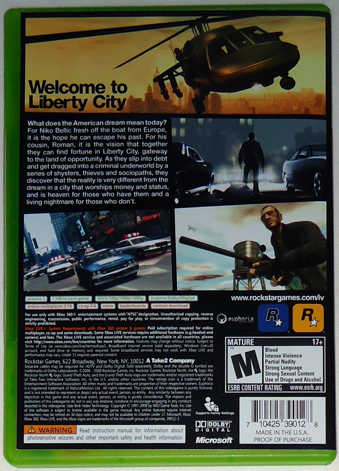 My Collection Grand Theft Auto IV (Xbox 360)