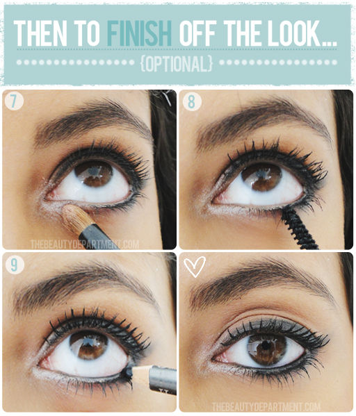 Girl in the Clouds Eyes make up A lesson in smudging