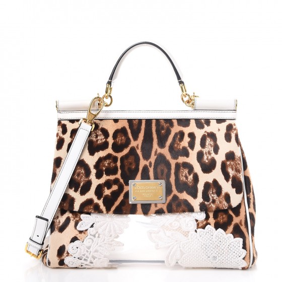 d&g leopard print bag