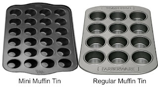 Mini Muffin Tin, Regular Muffin Tin