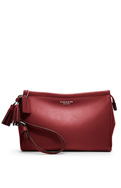 The Chic Sac: COACH LEGACY LEATHER LARGE WRISTLET 48025
