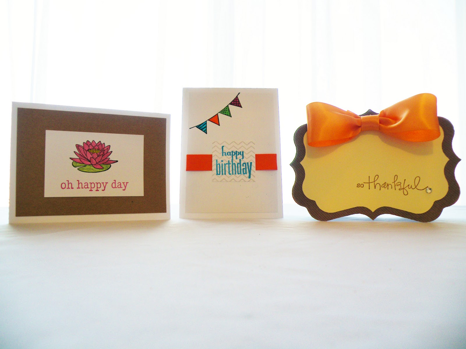 The Crafty Housewife Birthday Card, Anniversary Card & Thankful Card