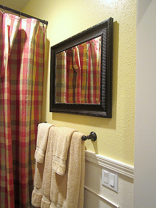 Picture Frame Molding in the Bathroom