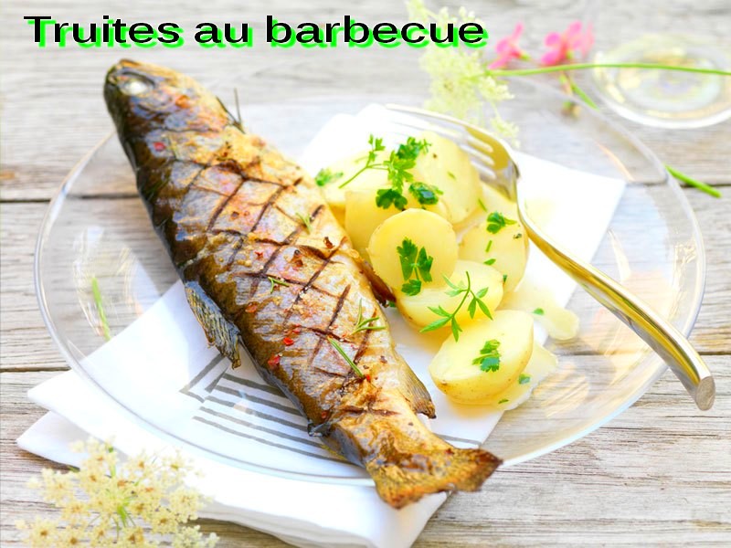 Recettes principales: Photo de truites au barbecue