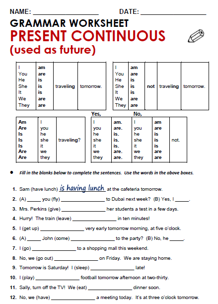 2learn-english3-practice-8-present-continuous-for-future-arrangements
