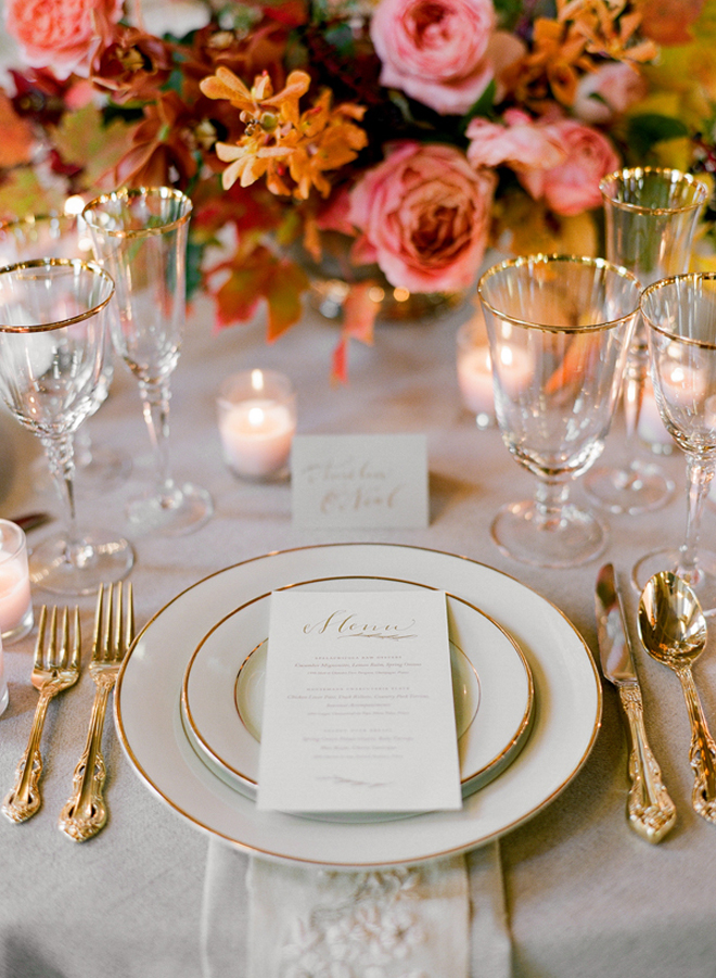 Place Settings + Wedding Receptions Belle The Magazine