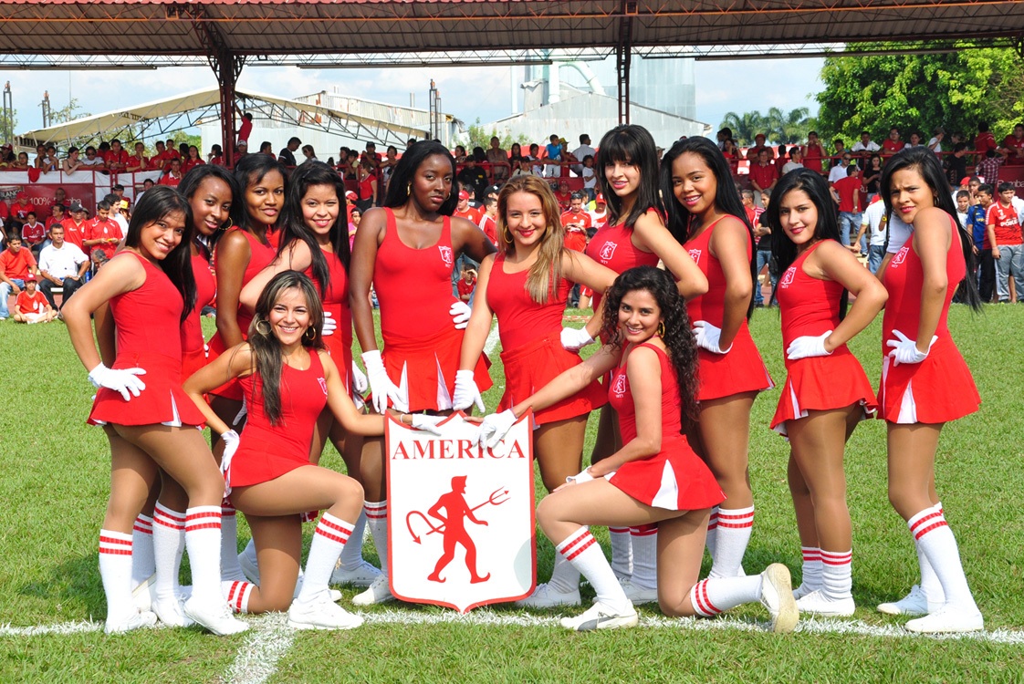 PASION ROJA Las porristas del américa son las más lindas PASION ROJA Las porristas del américa son las más lindas