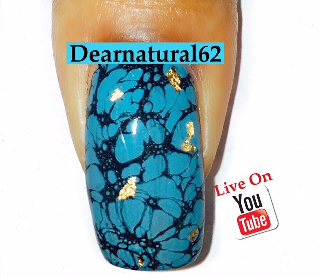 HOW TO CREATE TURQUOISE NAILART | Dearnatural62