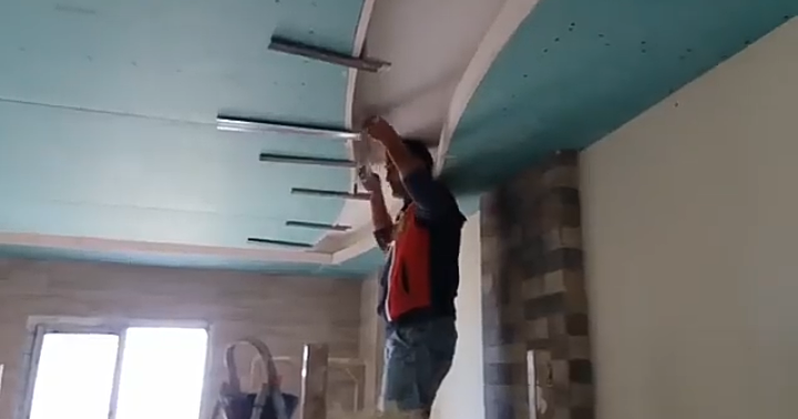 طريقة تركيب ديكور أقواس جبس بورد حرف S (فيديو)