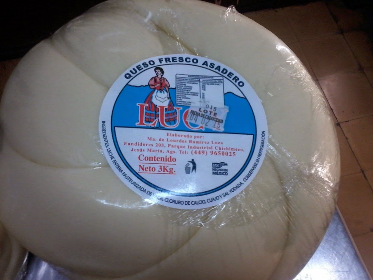 Nuestros Quesos LUCY...QUESO FRESCO ASADERO...MÉXICO