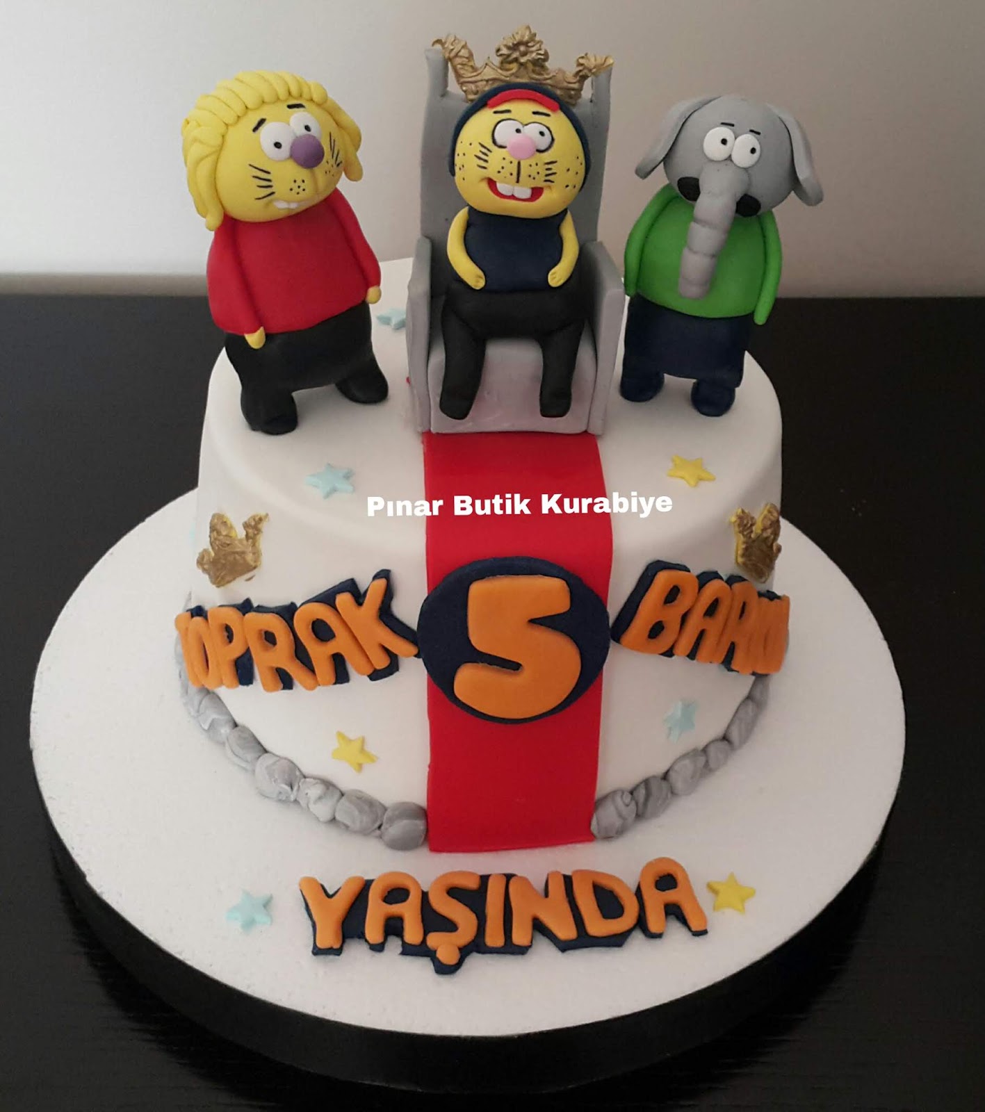 Pınar Butik Pasta & Kurabiye (ANKARA) Toprak Barkın için yaptığım KRAL