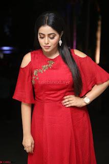 Poorna in Maroon Dress at Rakshasi movie Press meet Cute Pics ~  Exclusive 139