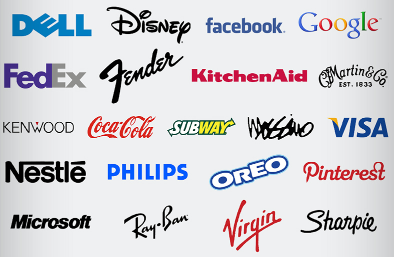 Названия красивых стандартных шрифтов. Шрифтовые логотипы известных брендов. Шрифты. Найк фирменный стиль. Стильный шрифт для логотипа.