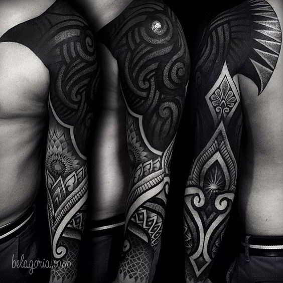 tatuajes geometria sagrada brazos