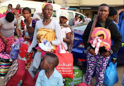 3 baby boys deported from libya nigeria