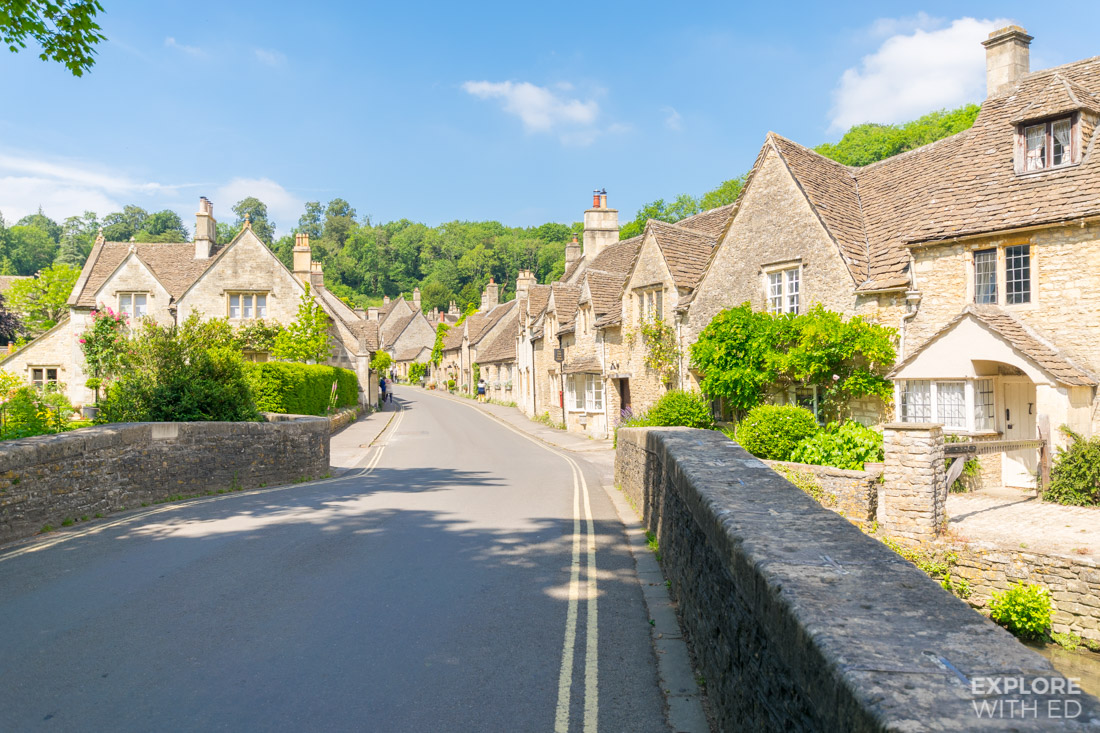 Summer's day in Castle Combe