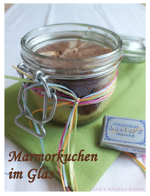 Julie´s Kitchen Kitsch: Marmorkuchen im Glas