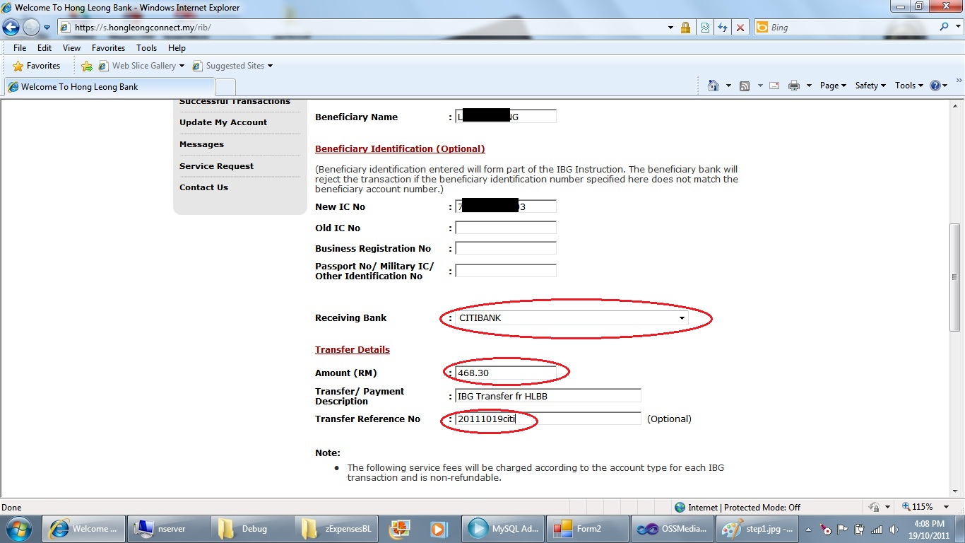 How to add beneficiary to citibank account