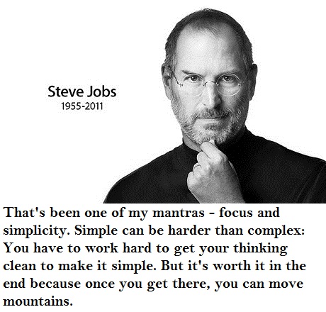 Steve Jobs Famous Quotes: That's been one of my mantras - focus and