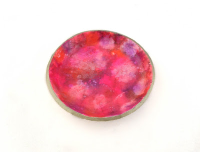 Pink Ring Dish the perfect solution for storing your jewellery handmade by Lottie Of London