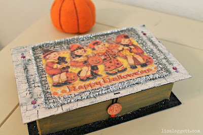 Vintage Insprired Halloween Keepsake Box