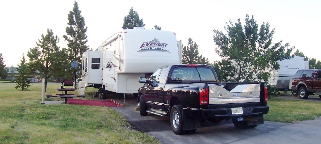 Stories about our RV parking places Ellsworth AFB Family Campground