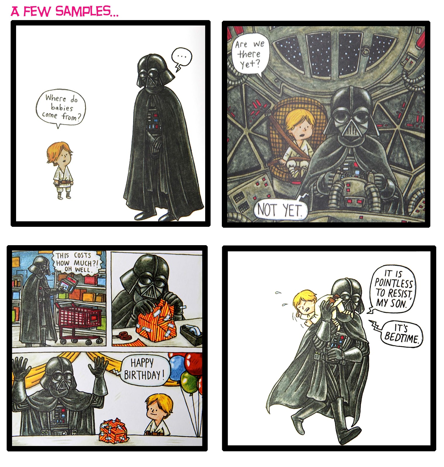 Quand Dark Vador Apprend Que Luke Est Son Fils la fée d'à côté: Dark Vador et fils