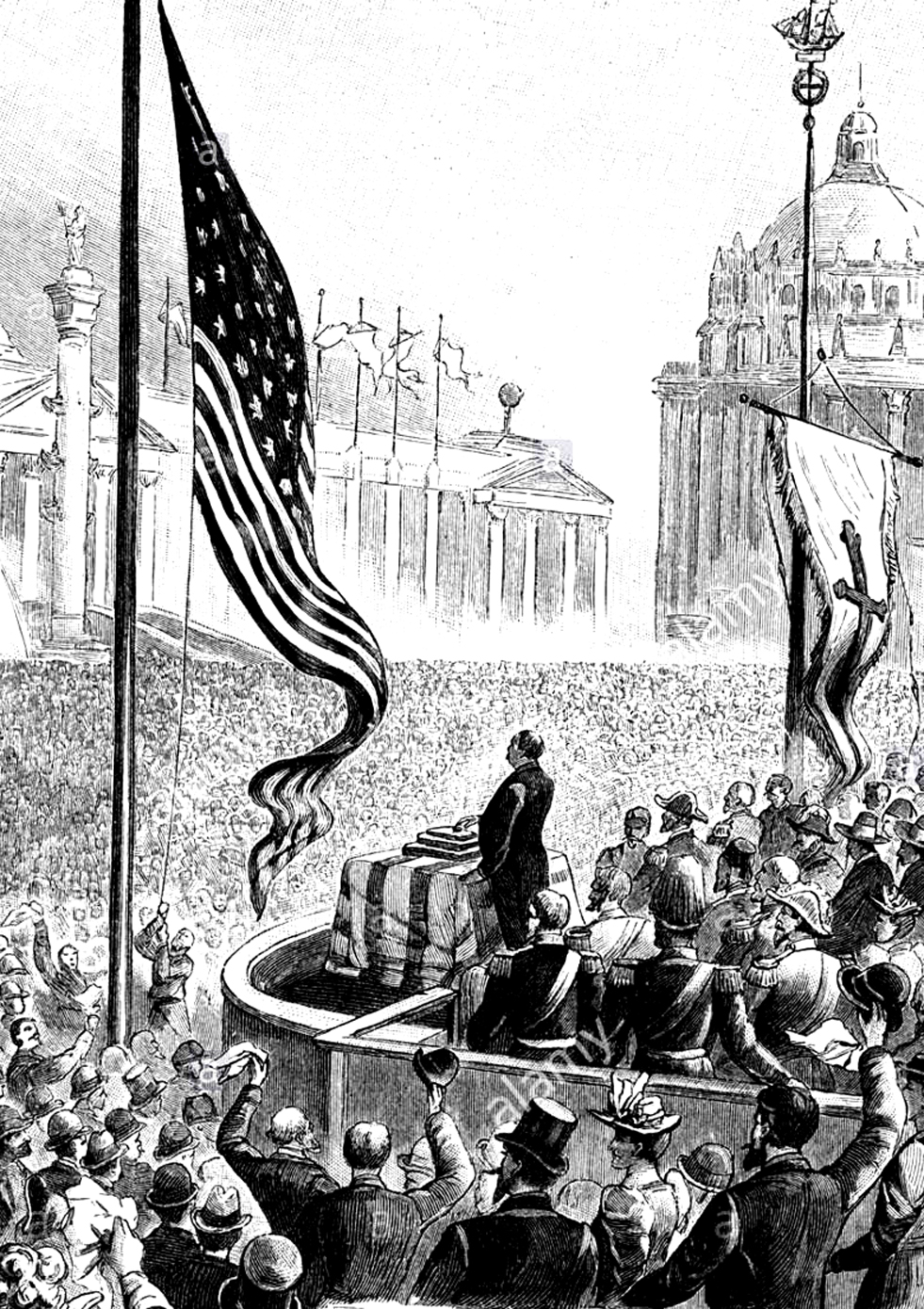 May 1, 1893 World's Columbian Exposition Opened by President Grover
