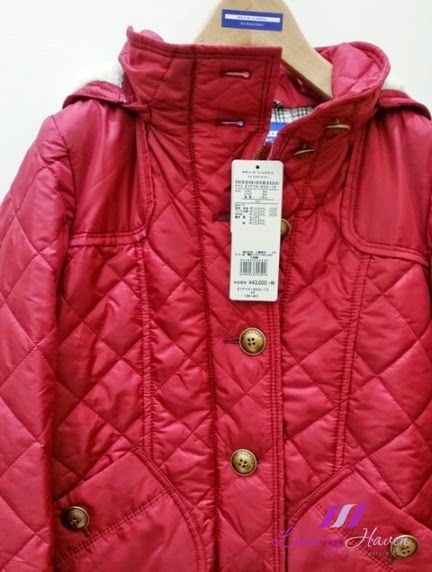 Burberry Blue Label At Odaiba Venusfort ヴィーナスフォート Tokyo Odaiba Venusfort Burberry Blue Label Quilted Short Coat