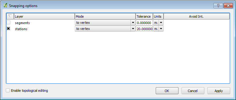 dominoc925: Edit line segments to snap to vertex nodes in Quantum GIS