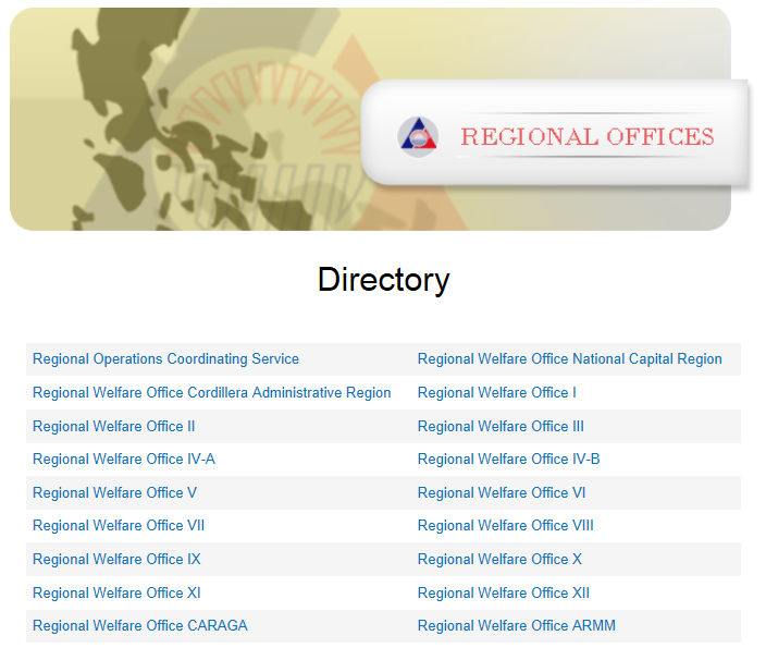 OWWA Regional Offices (Philippines) FIRST TIME