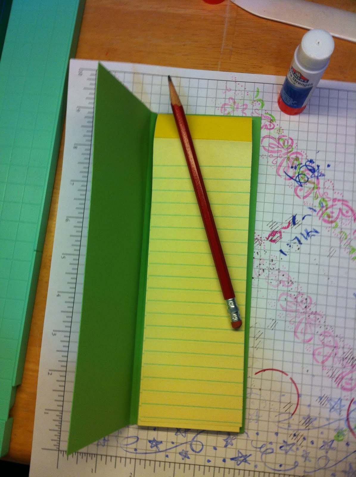 Hooked on Stampin' Skinny Notepad Tutorial