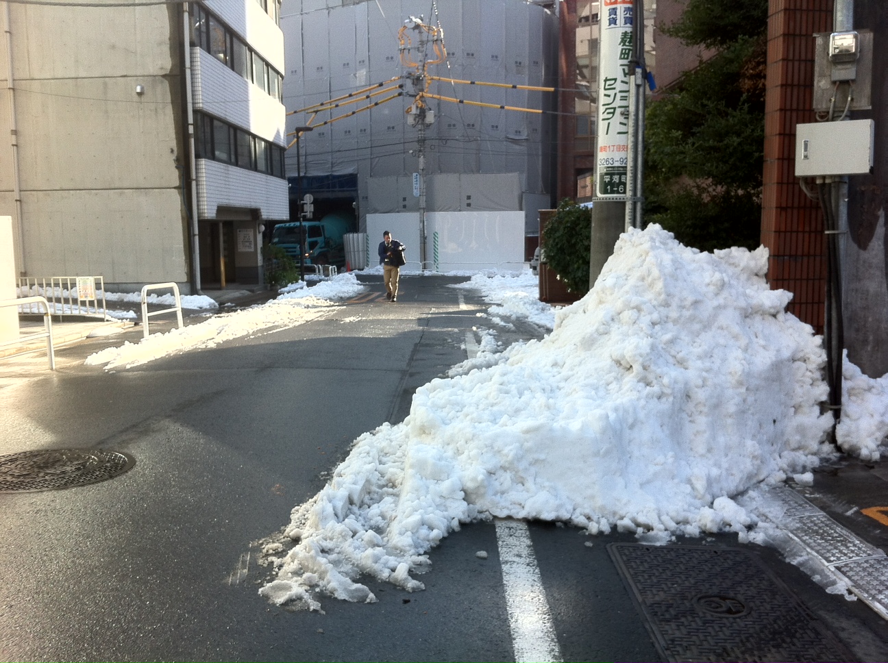 Snowy disruption in Tokyo TokyoOsaka
