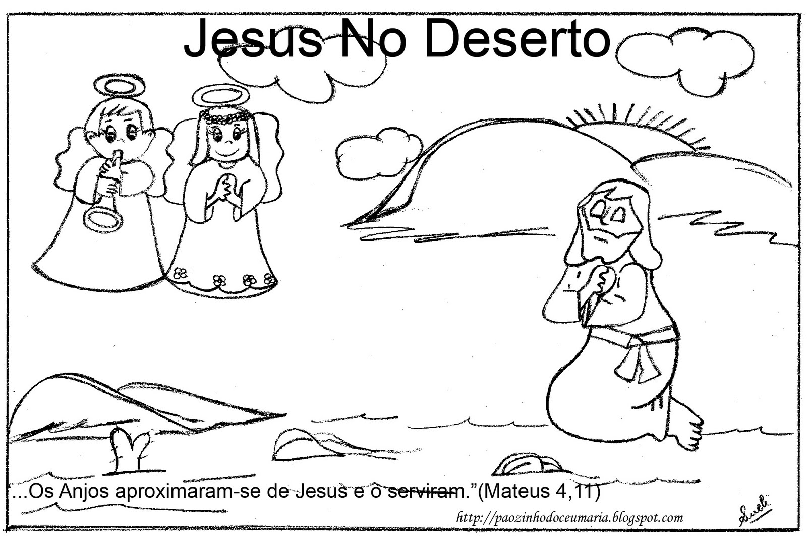 pãozinho do céu jesus no deserto catequese