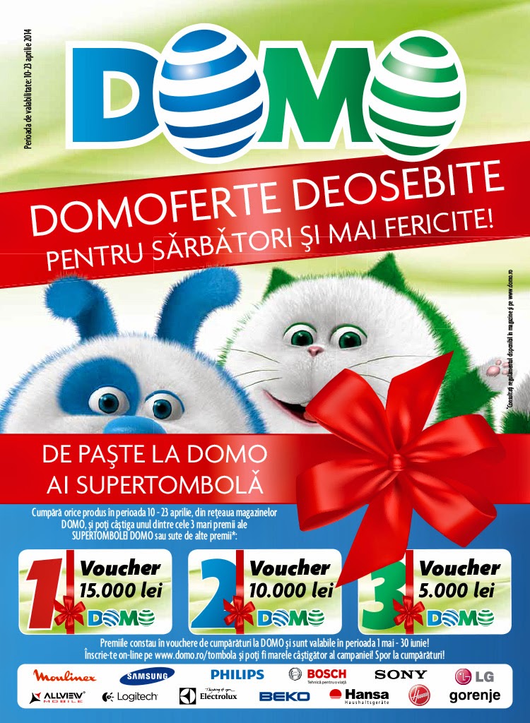 DOMO Promotii Aprilie + DOMO Catalog 1023 4/2014
