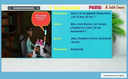 تحميل امتحان لغة فرنسية الكتروني للصف الأول الثانوي ترم أول 2019 - موقع مدرستى