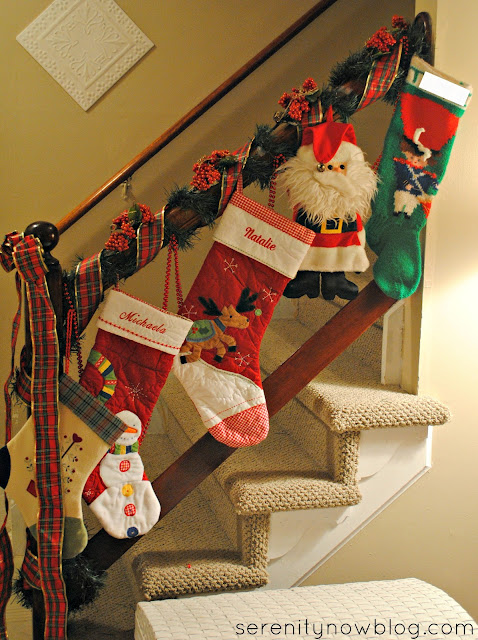Stockings on Staircase, Serenity Now blog