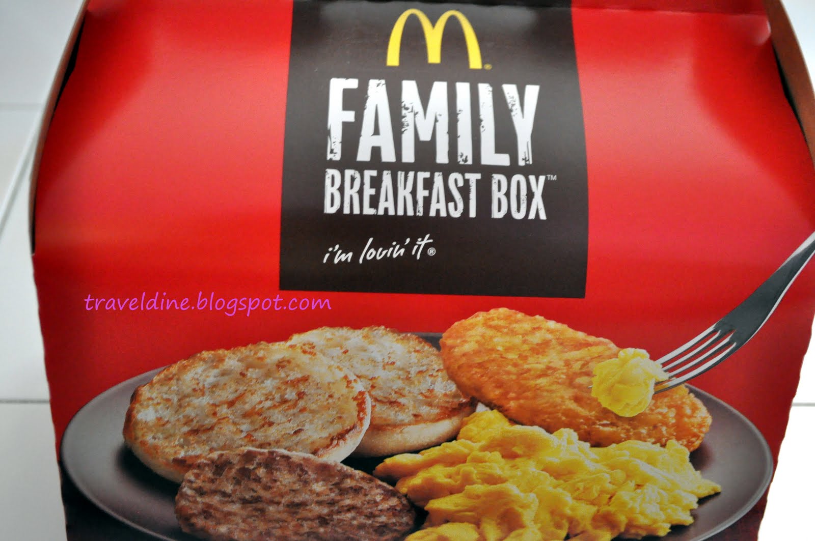 Travel and Dining Experience (Unboxing) McDonald's Family Breakfast Box