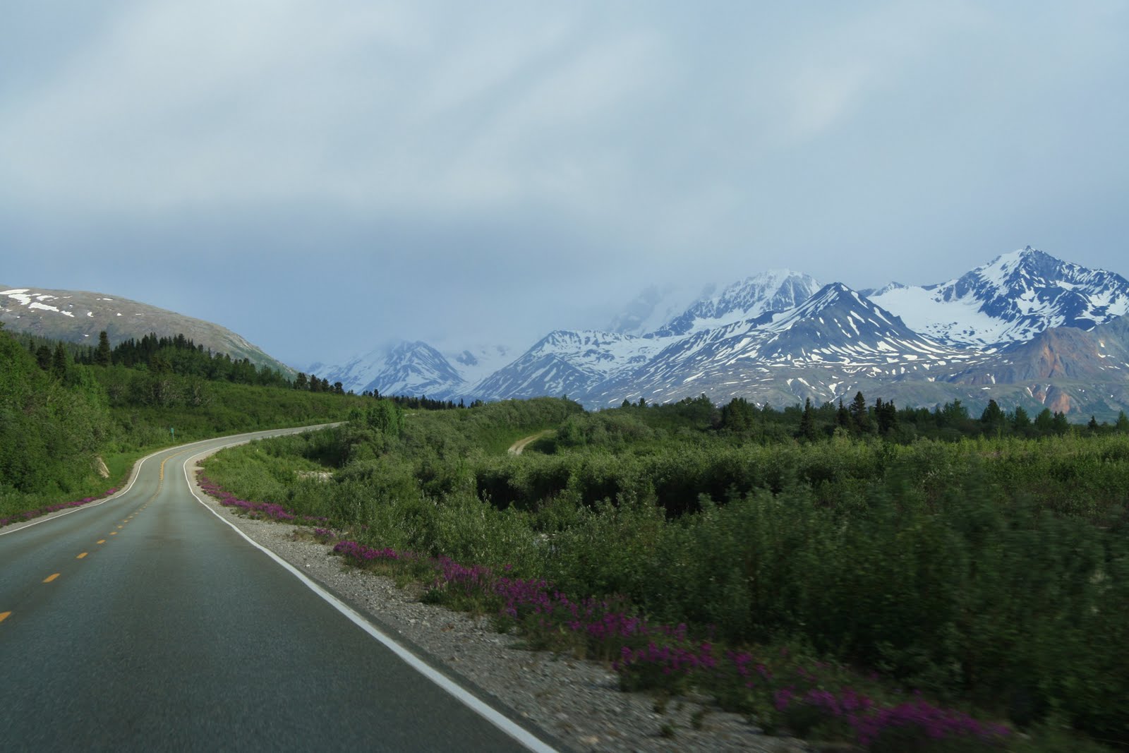Living and Dyeing Under the Big Sky Richardson Highway Views