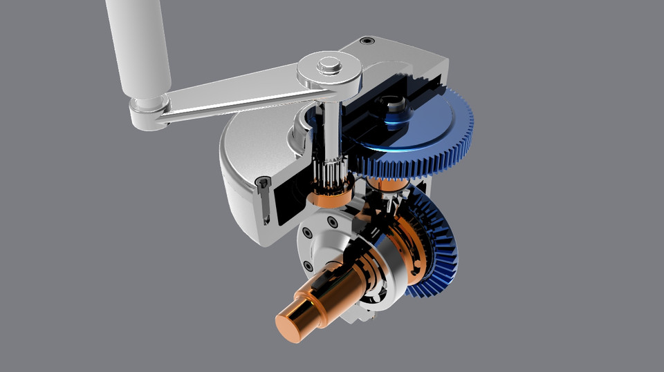 156. Gear Simulation Free download 3D model
