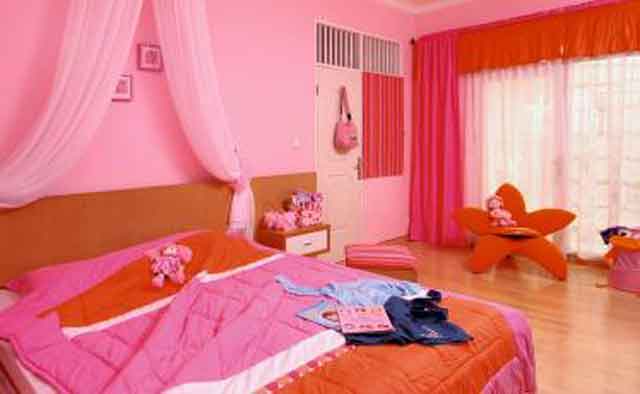 Interior Kamar Tidur Minimalis Warna Pink Desain Kamar Rumah Minimalis Terbaru