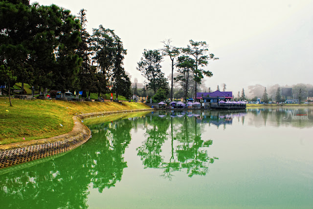 Xuan Huong Lake  in Vietnam 