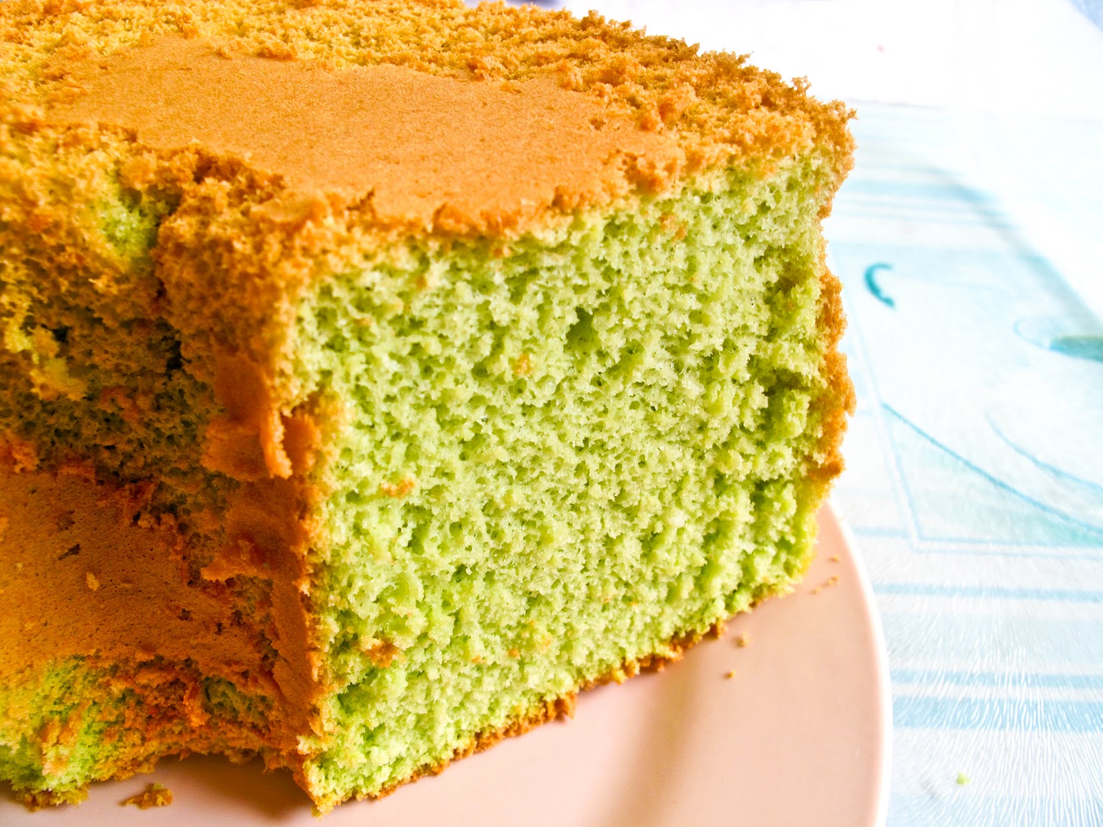 Simple Menu Low Sugar Pandan Chiffon Cake Simple Menu Low Sugar Pandan Chiffon Cake
