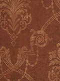 tnwallpaperhanger.com,Red SM30389 Rustic Damask Wallpaper is prepasted and has 21 inches pattern repeat. 