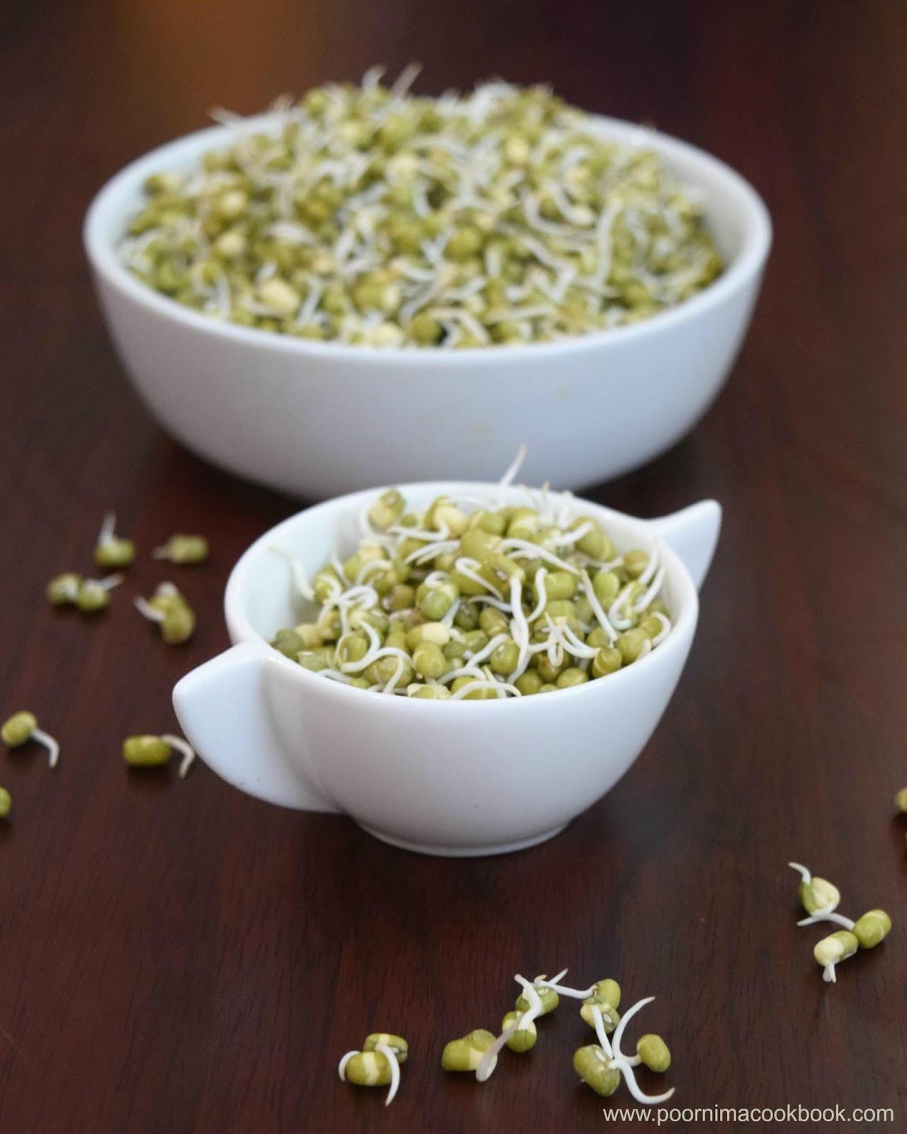 Poornima's Cook Book: How to Sprout Moong Beans ( Green Gram Sprouts ...